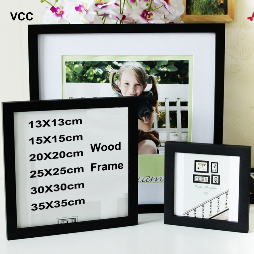 Classic Wooden Square Picture  - Engraved Wood Frame recension och pris