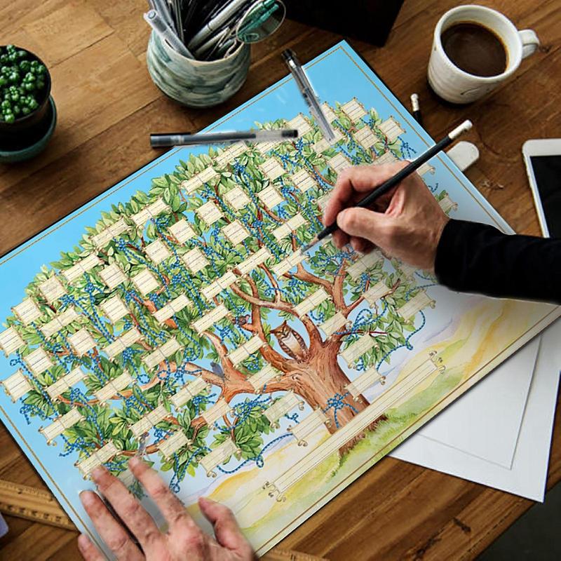Fillable Family Tree Chart 6 G - Family Tree Print recension och pris