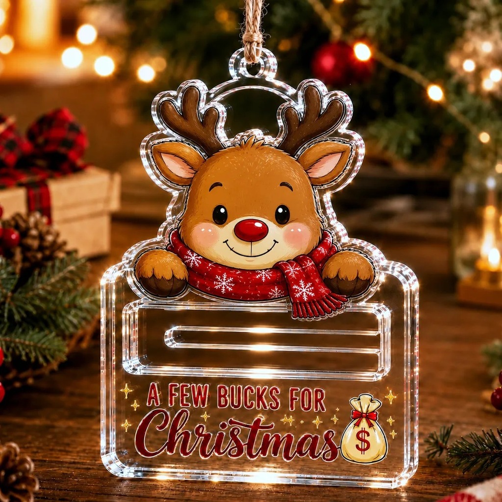 Holiday Cash Gift Ornament Ame - Family Tree Print recension och pris