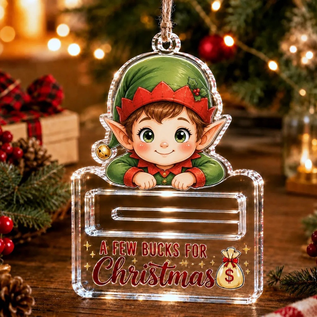 Holiday Cash Gift Ornament Ame - Family Tree Print recension och pris